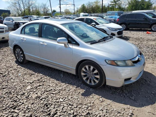1HGFA16919L028048 - 2009 HONDA CIVIC EXL ვერცხლისფერი ფოტო 4