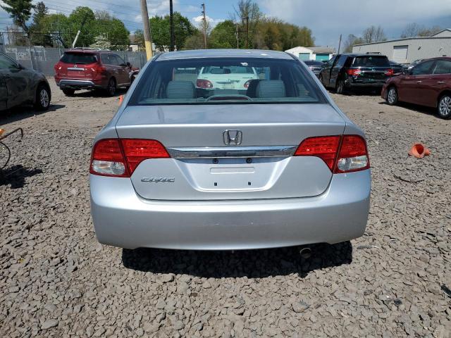 1HGFA16919L028048 - 2009 HONDA CIVIC EXL ვერცხლისფერი ფოტო 6