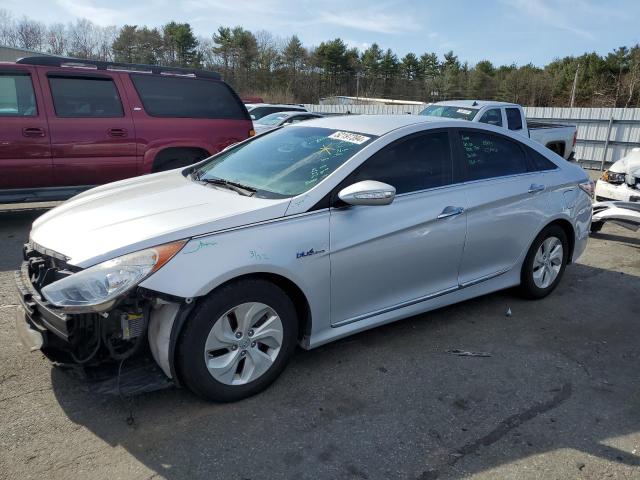 KMHEC4A40FA120109 - 2015 HYUNDAI SONATA HYBRID GRAY photo 1