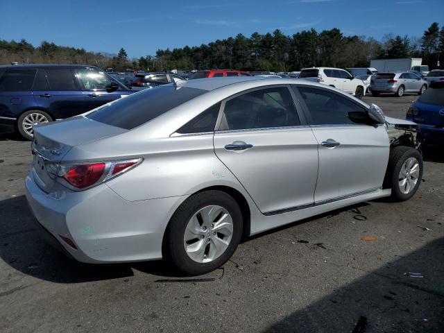 KMHEC4A40FA120109 - 2015 HYUNDAI SONATA HYBRID GRAY photo 3