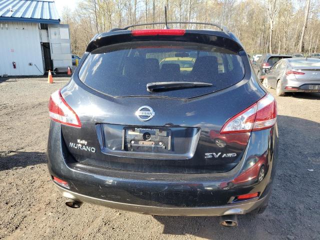 JN8AZ1MW4CW238597 - 2012 NISSAN MURANO S BLACK photo 6