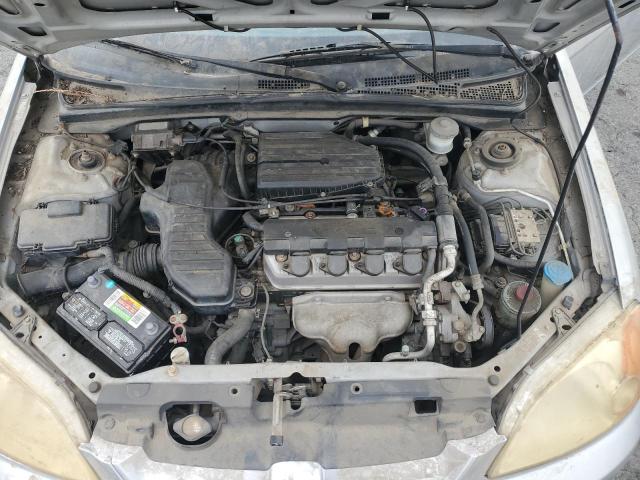 1HGEM22941L026569 - 2001 HONDA CIVIC SI SILVER photo 11