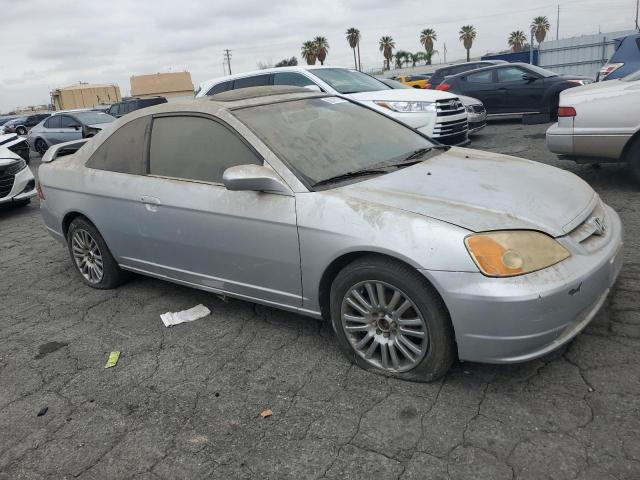 1HGEM22941L026569 - 2001 HONDA CIVIC SI SILVER photo 4