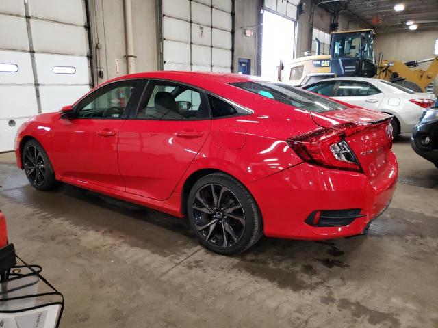 2HGFC2F86KH525980 - 2019 HONDA CIVIC SPORT 红色 照片 2
