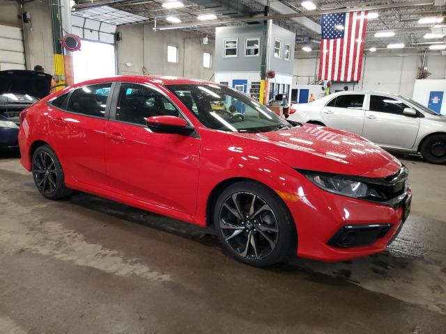 2HGFC2F86KH525980 - 2019 HONDA CIVIC SPORT 红色 照片 4