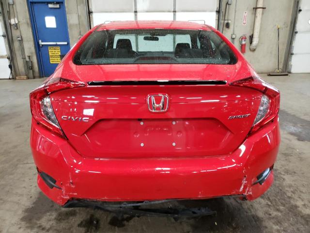 2HGFC2F86KH525980 - 2019 HONDA CIVIC SPORT 红色 照片 6