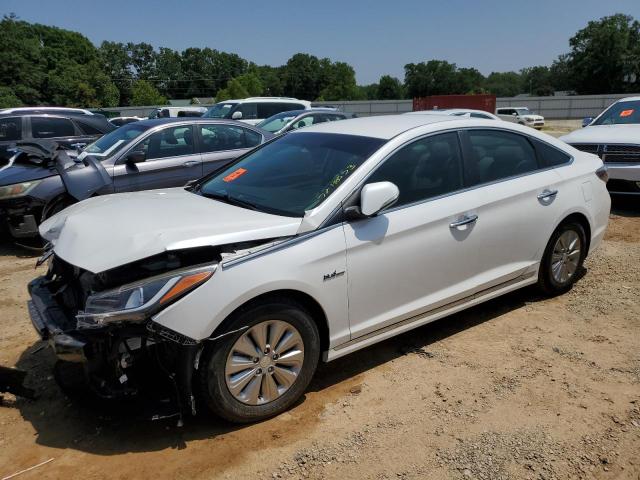 KMHE24L19GA035373 - 2016 HYUNDAI SONATA HYBRID WHITE photo 1