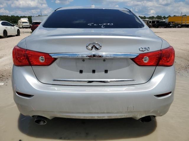 JN1EV7AP3GM304411 - 2016 INFINITI Q50 PREMIUM SILVER photo 6