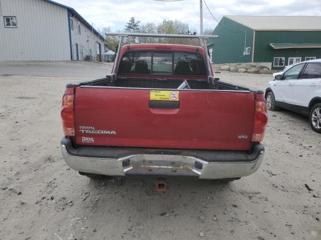 5TEUU42N47Z406606 - 2007 TOYOTA TACOMA ACCESS CAB წითელი ფოტო 6
