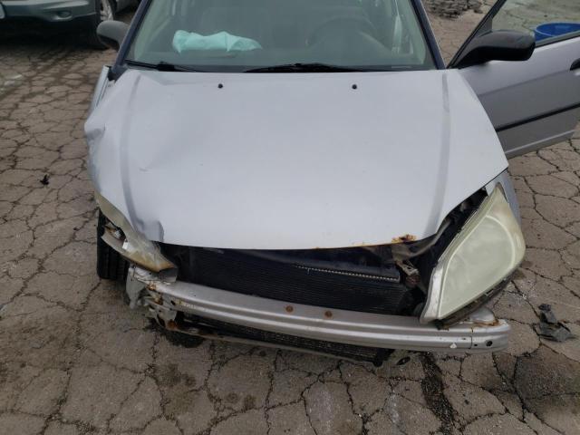 1HGES16364L025515 - 2004 HONDA CIVIC DX VP Gümüş foto 11