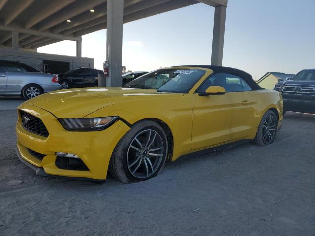 1FATP8UH6G5253575 - 2016 FORD MUSTANG YELLOW photo 1