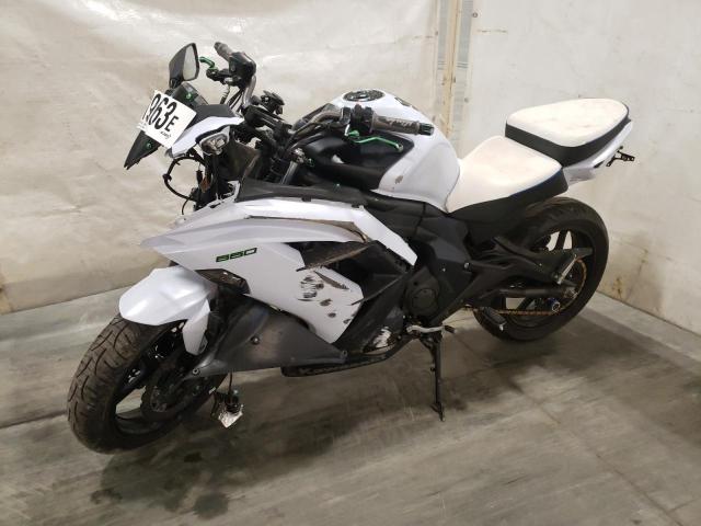 JKAEXEE15FDA18900 - 2015 KAWASAKI EX650 E WHITE photo 2