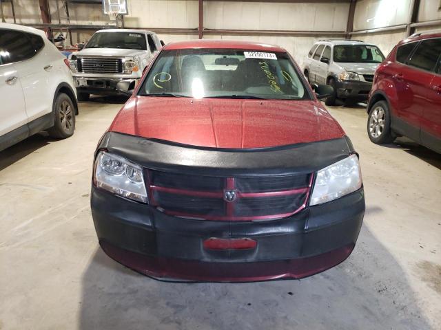 1B3CC4FB2AN189728 - 2010 DODGE AVENGER SXT RED photo 5