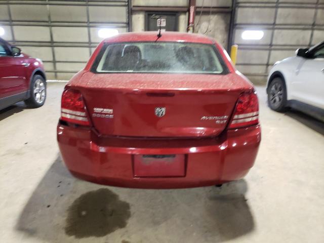 1B3CC4FB2AN189728 - 2010 DODGE AVENGER SXT RED photo 6