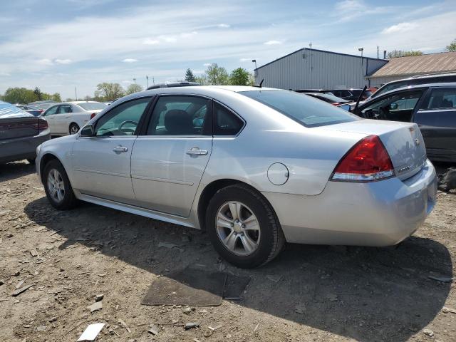 2G1WF5E35D1238616 - 2013 CHEVROLET IMPALA LS SILVER photo 2