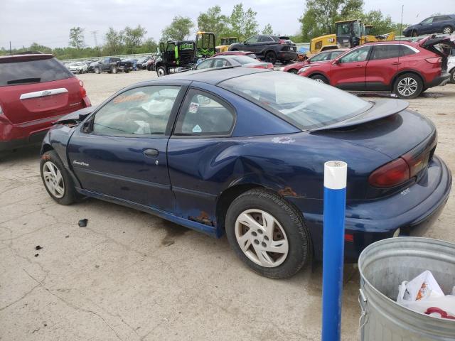 1G2JB1242Y7445724 - 2000 PONTIAC SUNFIRE SE BLUE photo 2