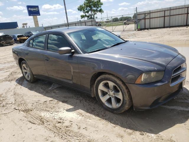 2C3CDXCT4EH135294 - 2014 DODGE CHARGER R/T GRAY photo 4