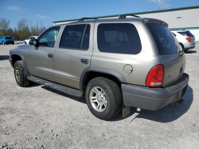 1D4HS38N13F617281 - 2003 DODGE DURANGO SPORT TAN photo 2