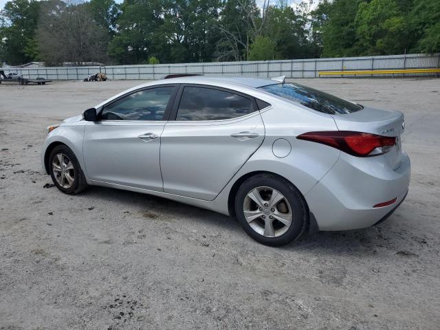 5NPDH4AE9GH738095 - 2016 HYUNDAI ELANTRA SE SILVER photo 2