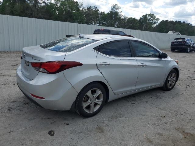 5NPDH4AE9GH738095 - 2016 HYUNDAI ELANTRA SE SILVER photo 3