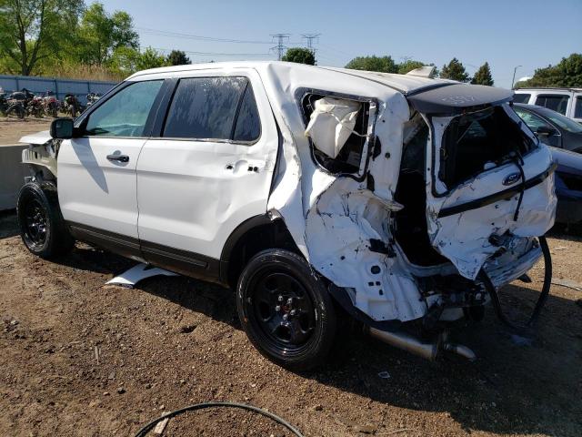 1FM5K8AR3HGC90888 - 2017 FORD EXPLORER POLICE INTERCEPTOR WHITE photo 2