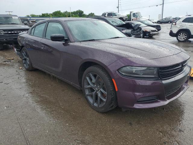 2C3CDXBG9NH202587 - 2022 DODGE CHARGER SXT PURPLE photo 4