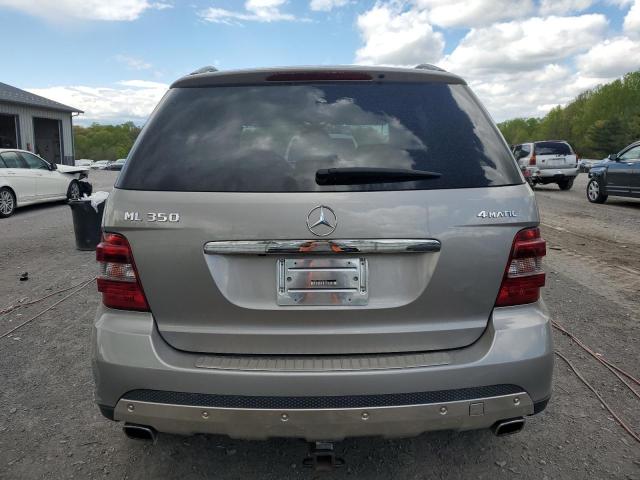 4JGBB86EX8A322666 - 2008 MERCEDES-BENZ ML 350 GRAY photo 6