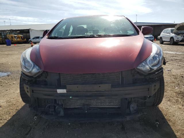 5NPDH4AE2EH503583 - 2014 HYUNDAI ELANTRA SE RED photo 5