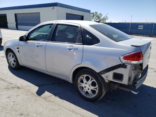 1FAHP35N38W131393 - 2008 FORD FOCUS SE SILVER photo 2