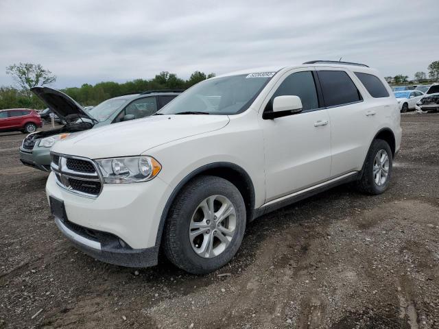 1C4RDJDG2CC144502 - 2012 DODGE DURANGO CREW WHITE photo 1