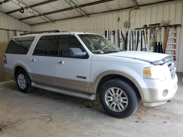 1FMFK17507LA09278 - 2007 FORD EXPEDITION EL EDDIE BAUER WHITE photo 4