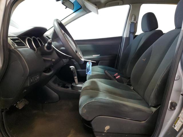 3N1BC1CP1CK811840 - 2012 NISSAN VERSA S GRAY photo 7