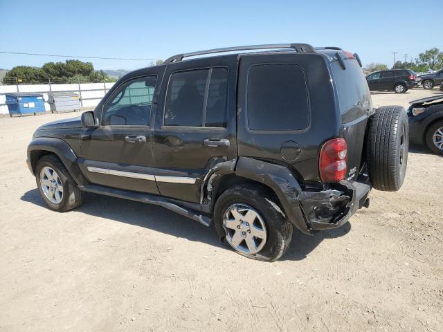 1J8GL58KX6W114398 - 2006 JEEP LIBERTY LIMITED BLACK photo 2