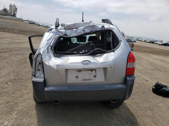 KM8JN12DX6U377170 - 2006 HYUNDAI TUCSON GLS SILVER photo 6