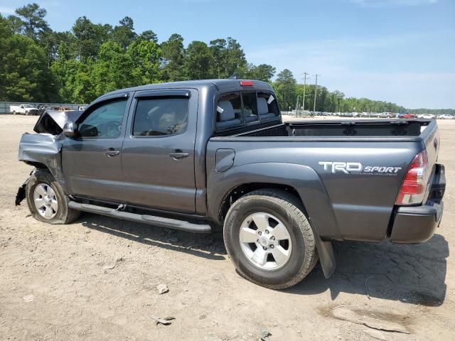 5TFJU4GN4FX081439 - 2015 TOYOTA TACOMA DOUBLE CAB PRERUNNER GRAY photo 2