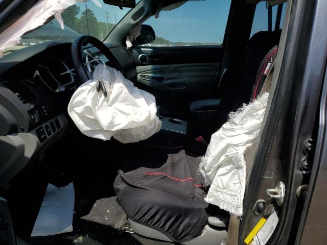 5TFJU4GN4FX081439 - 2015 TOYOTA TACOMA DOUBLE CAB PRERUNNER GRAY photo 7