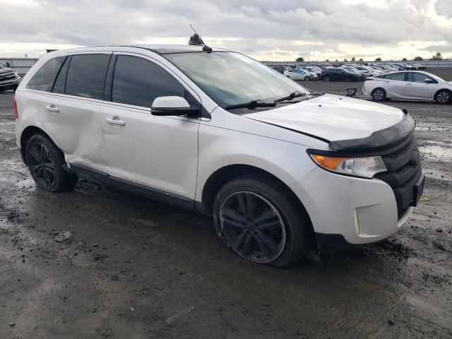 2FMDK4KC2DBB94623 - 2013 FORD EDGE LIMITED WHITE photo 4