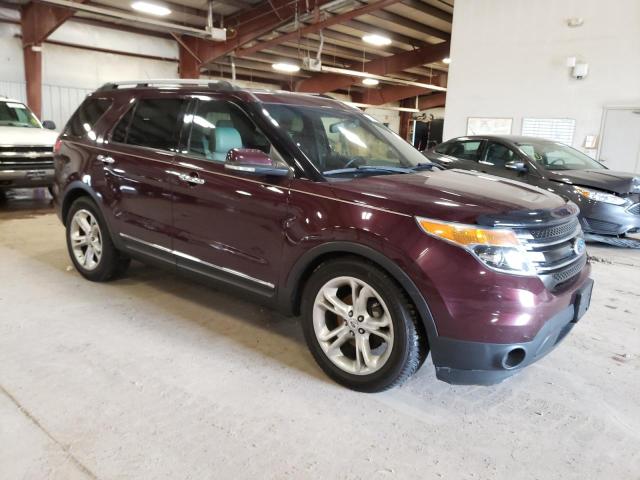 1FMHK7F89BGA08929 - 2011 FORD EXPLORER LIMITED MAROON photo 4