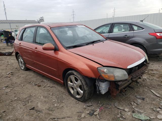 KNAFE161885012393 - 2008 KIA SPECTRA5 5 SX ORANGE photo 4