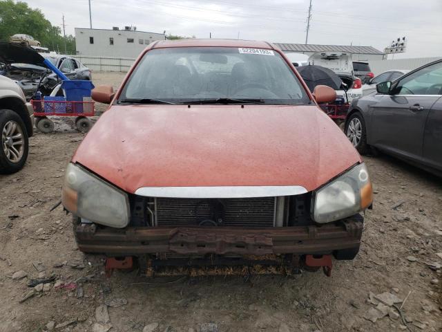 KNAFE161885012393 - 2008 KIA SPECTRA5 5 SX ORANGE photo 5