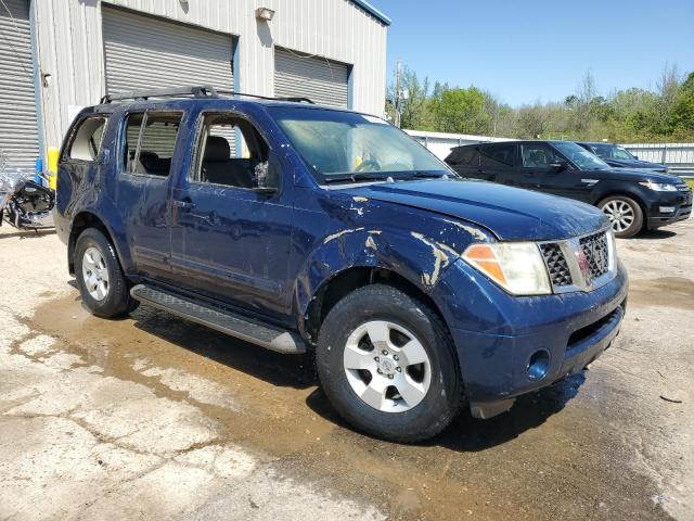5N1AR18U76C684703 - 2006 NISSAN PATHFINDER LE BLUE photo 4