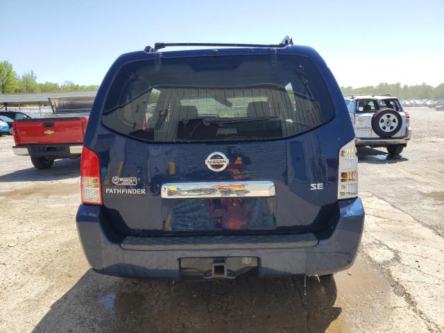 5N1AR18U76C684703 - 2006 NISSAN PATHFINDER LE BLUE photo 6