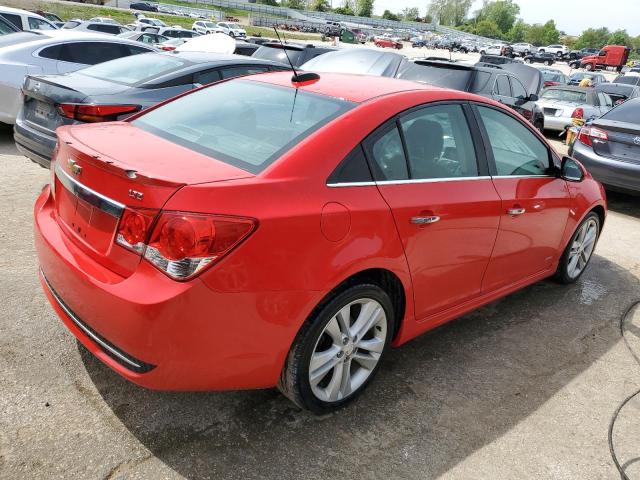 1G1PG5SB2F7154353 - 2015 CHEVROLET CRUZE LTZ RED photo 3