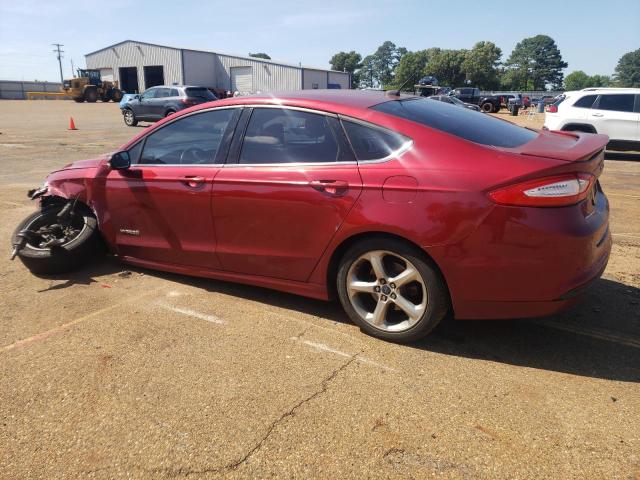 3FA6P0LUXER396701 - 2014 FORD FUSION SE HYBRID RED photo 2