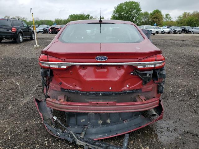 3FA6P0LU3JR119415 - 2018 FORD FUSION SE HYBRID RED photo 6