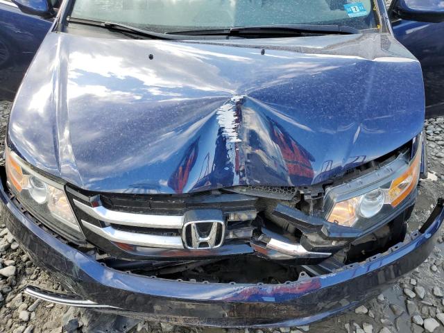 5FNRL5H63FB112399 - 2015 HONDA ODYSSEY EXL BLUE photo 12