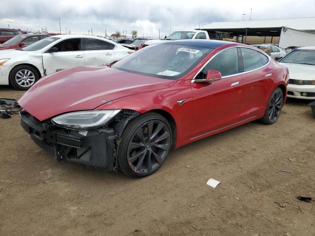 5YJSA1E22JF245097 - 2018 TESLA MODEL S 红色 照片 1