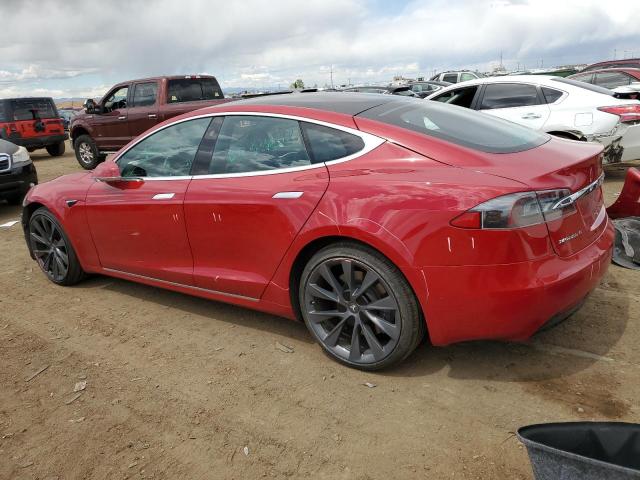 5YJSA1E22JF245097 - 2018 TESLA MODEL S 红色 照片 2