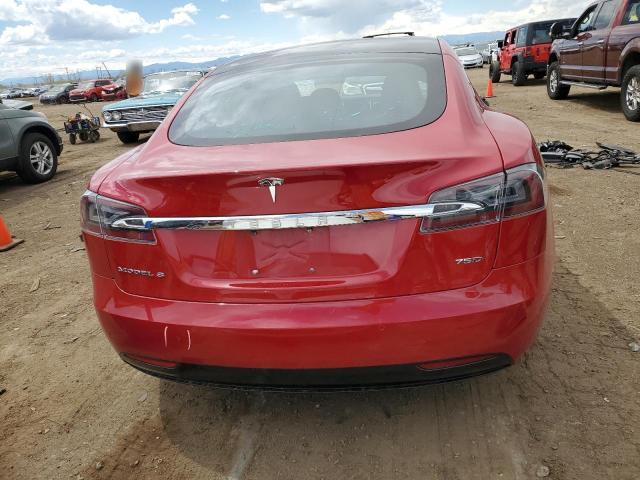 5YJSA1E22JF245097 - 2018 TESLA MODEL S 红色 照片 6