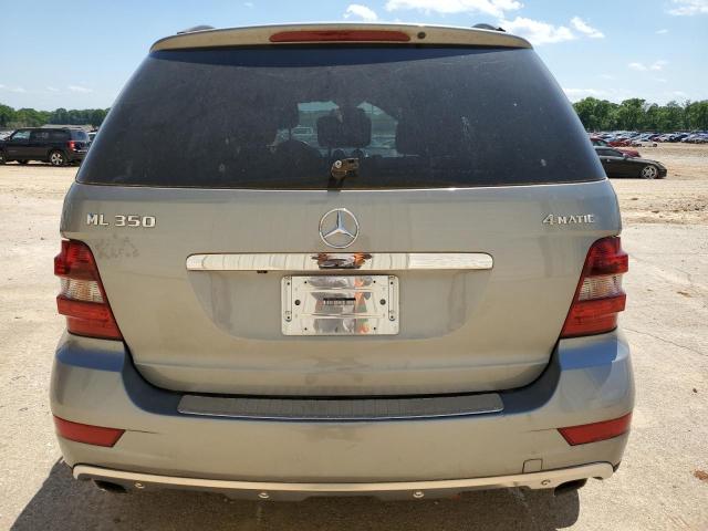 4JGBB8GB3BA735198 - 2011 MERCEDES-BENZ ML 350 4MATIC SILVER photo 6